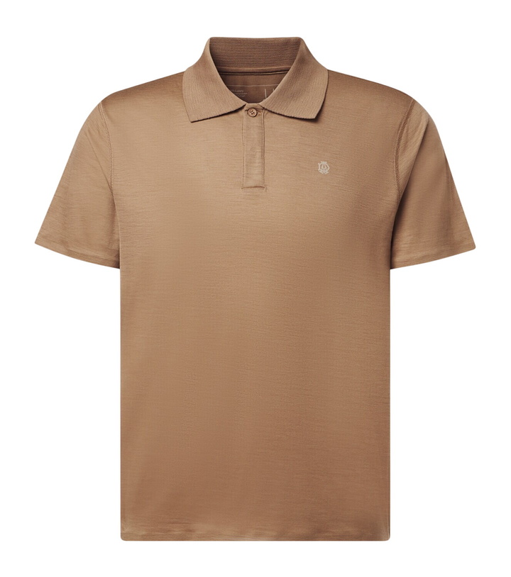 Photo: Dunhill Wool and cashmere polo shirt