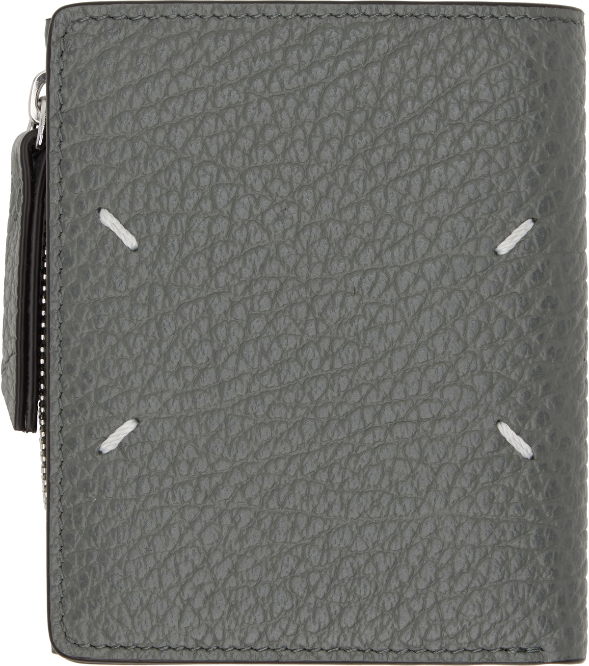Maison Margiela Gray Flip Flap Small Wallet Maison Margiela