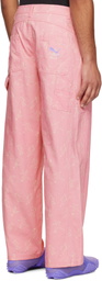 KidSuper Pink PUMA Edition Doodle Jeans