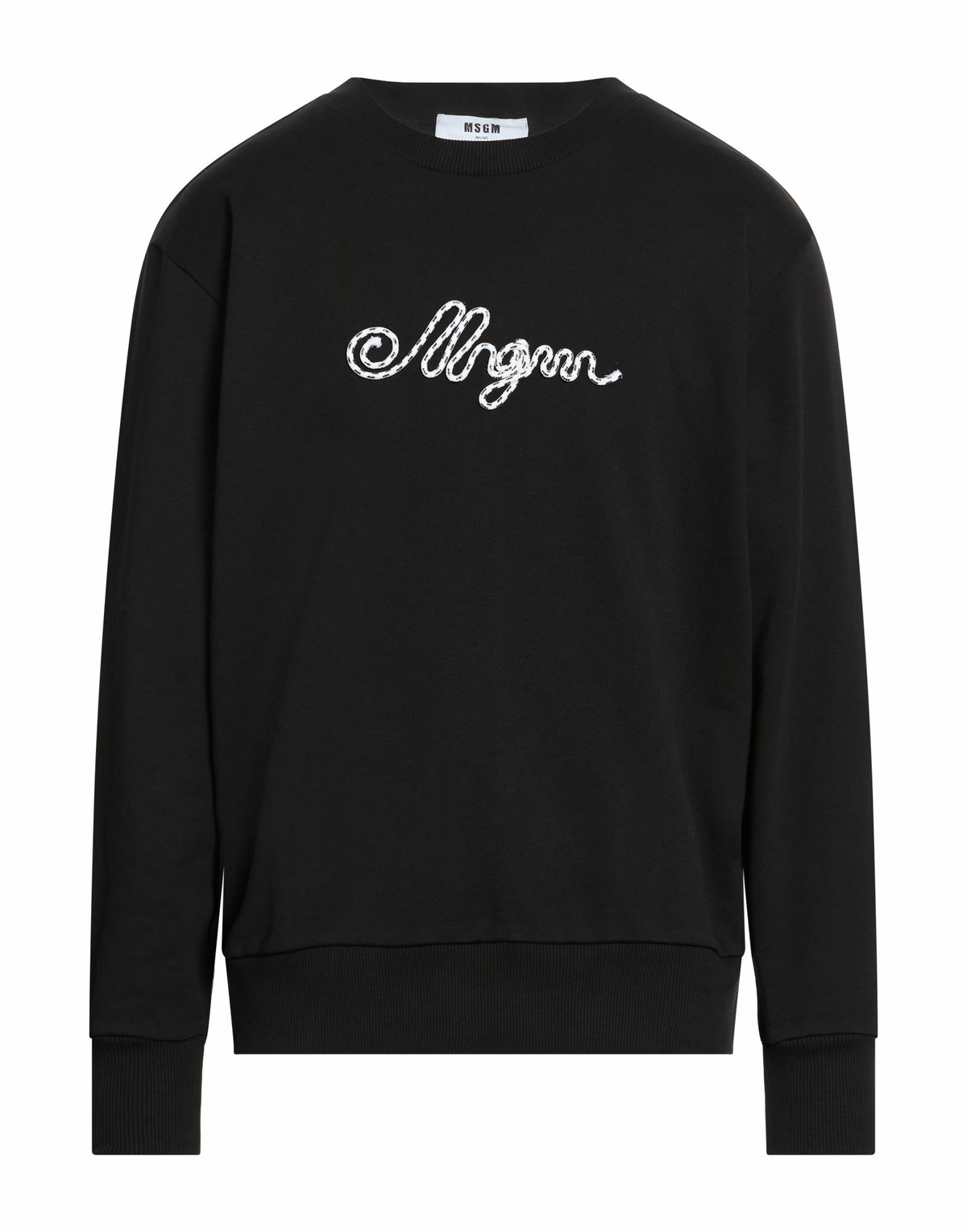 Msgm Mens Sweatshirt in Black