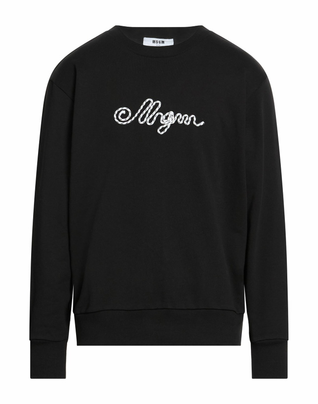 Photo: Msgm Mens Sweatshirt in Black