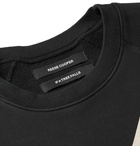 Reese Cooper® - Printed Loopback Cotton-Jersey Sweatshirt - Black