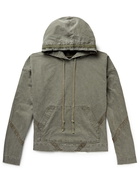 Greg Lauren - Cotton Hoodie - Green