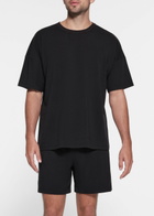 Skims Relaxed Cotton T-shirt Black