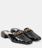 Tom Ford Whitney croc-effect leather slippers