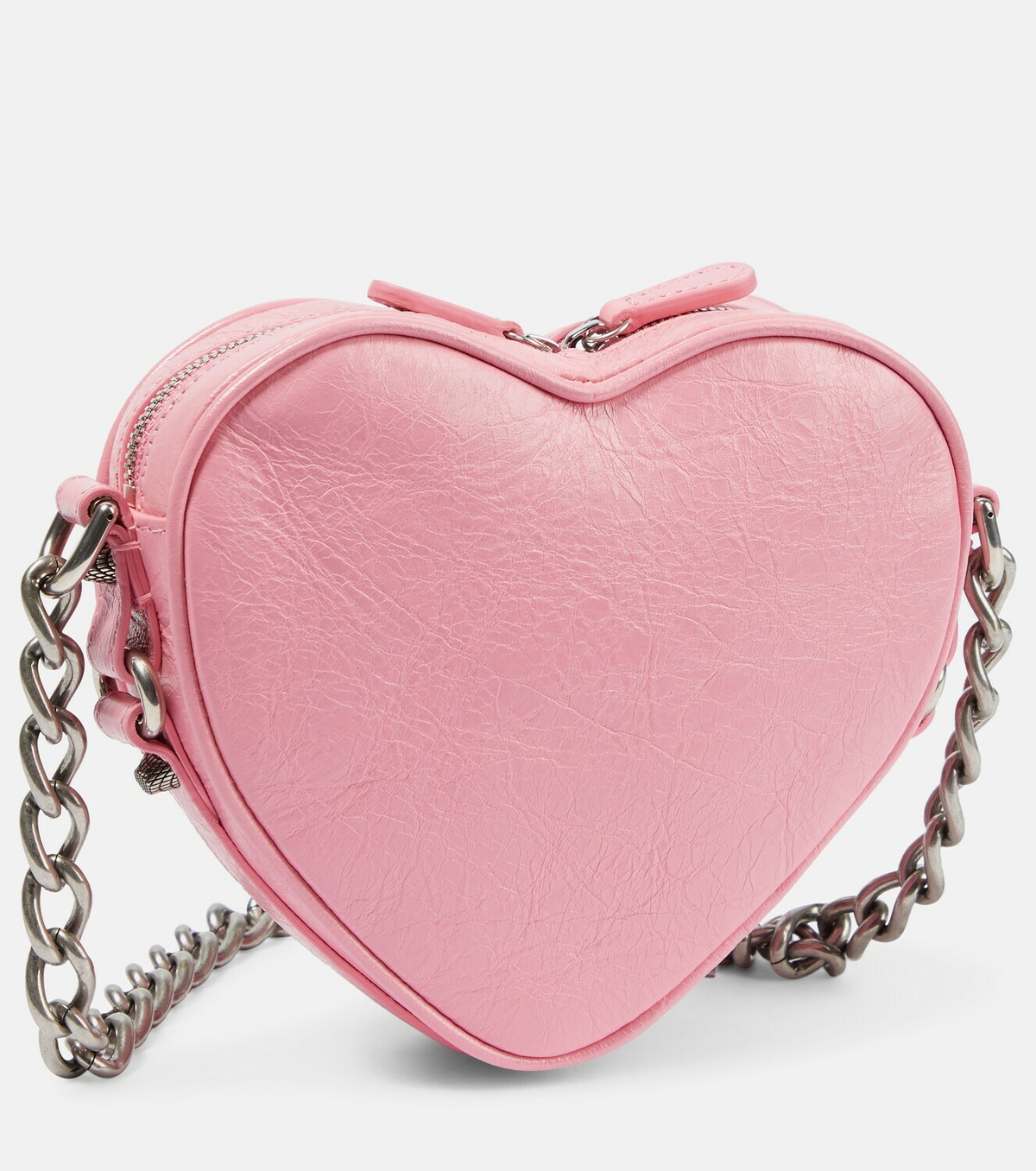 Le Cagole Mini Heart Crossbody Bag Sweet Pink