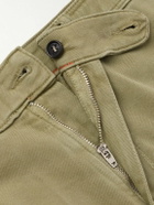 Massimo Alba - Winch2 Straight-Leg Cotton-Blend Twill Trousers - Green