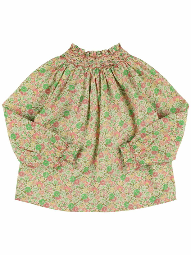 Photo: BONPOINT Floral Printed Cotton Shirt