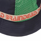 Brain Dead Vision Mesh Paneled Bucket Hat in Navy/Multi