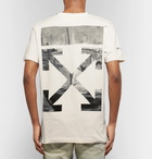 Off-White - Printed Cotton-Jersey T-Shirt - Men - Off-white