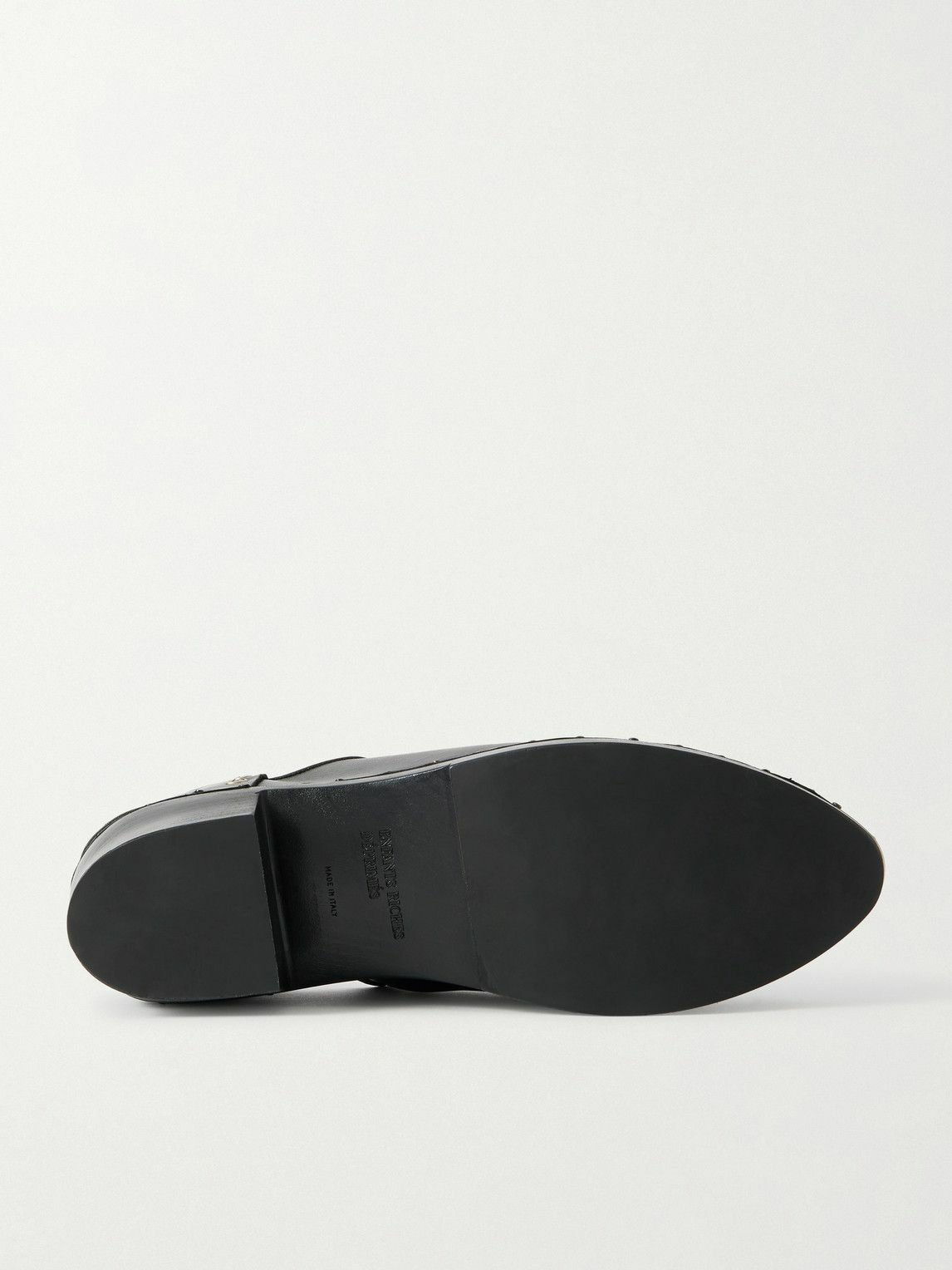 Enfants Riches Déprimés - Studded Leather Clogs - Black