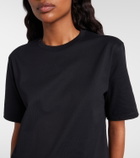 Alaïa Peplum cotton jersey T-shirt