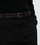 Bottega Veneta - Foulard Intreccio leather belt