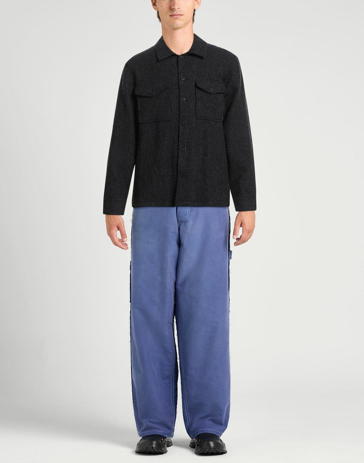 Sandro Mens Shirt Midnight in Blue