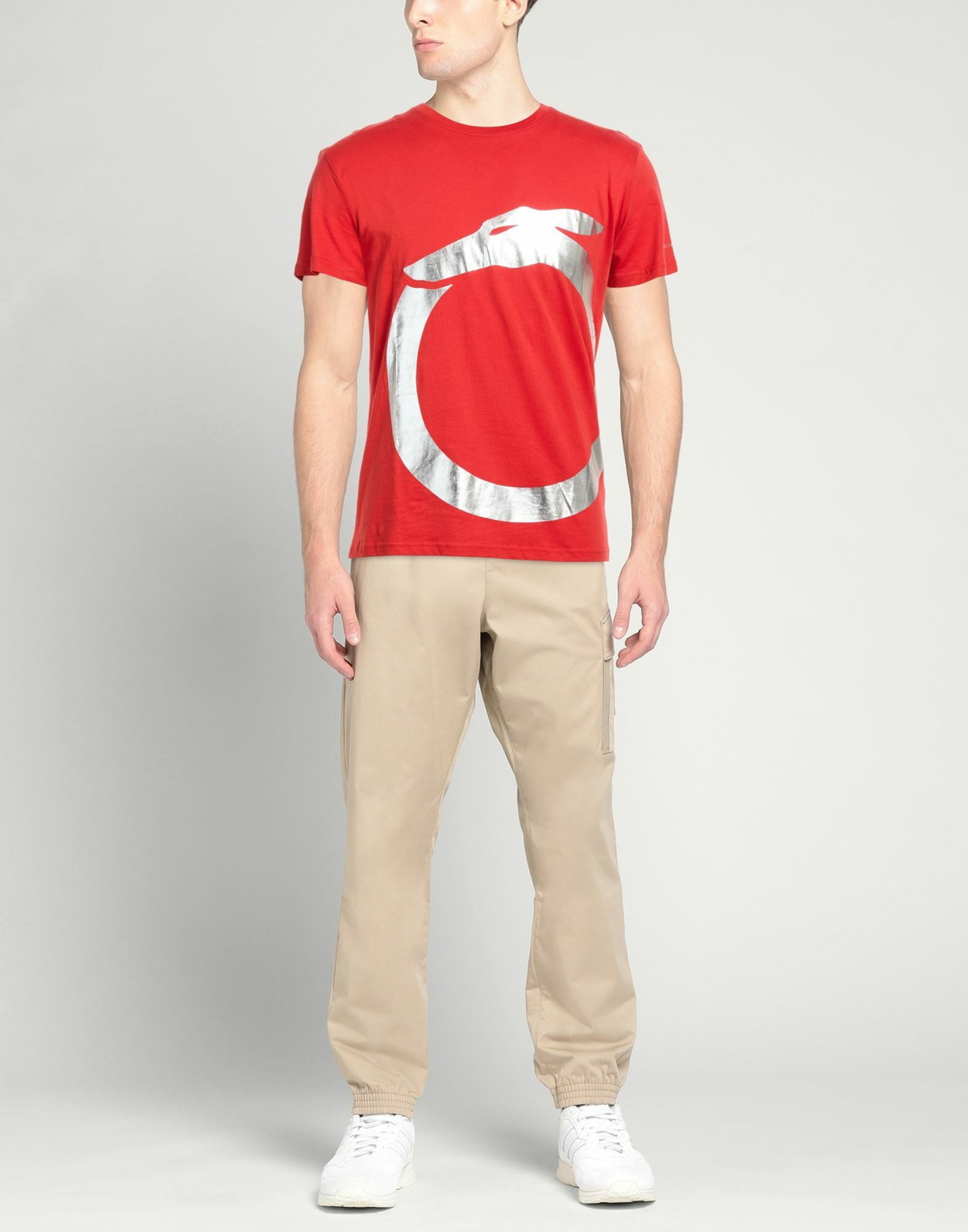 Trussardi Mens T-shirt in Red