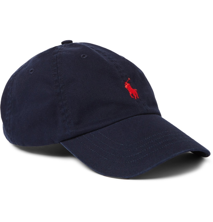 Photo: Polo Ralph Lauren - Logo-Embroidered Cotton-Twill Baseball Cap - Blue