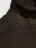 Caruso - Wool Rollneck Sweater - Brown
