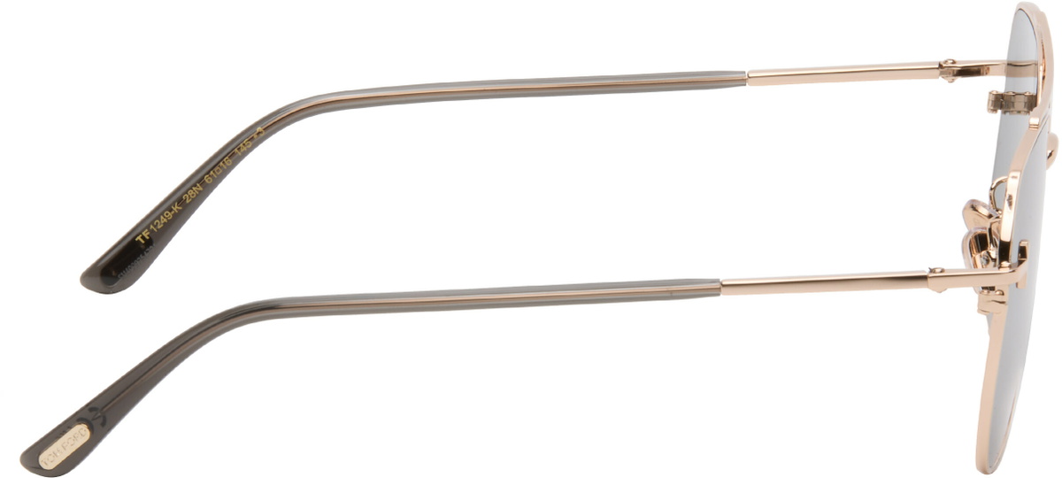 TOM FORD Rose Gold Navigator Sunglasses