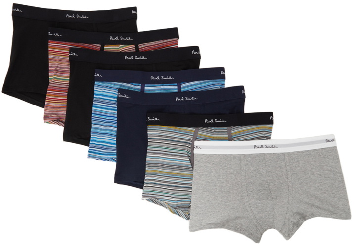 Photo: Paul Smith Seven-Pack Cotton Trunk Boxers