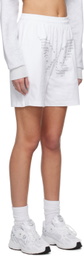 Praying SSENSE Exclusive White Butterfly Shorts