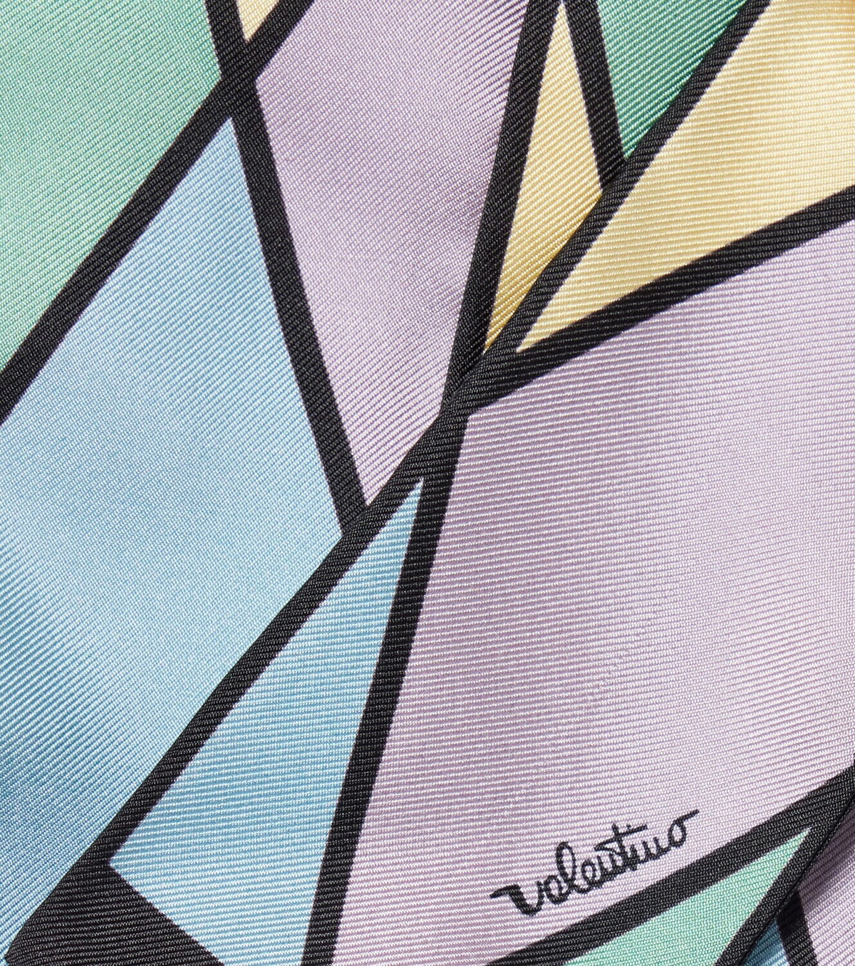 Valentino Rhombelle printed silk scarf