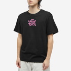 GCDS Men's Logo Graffiti T-Shirt in Black