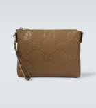 Gucci - Jumbo GG Medium leather messenger bag