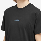 Stone Island Men's Badge Back Print T-Shirt in Black
