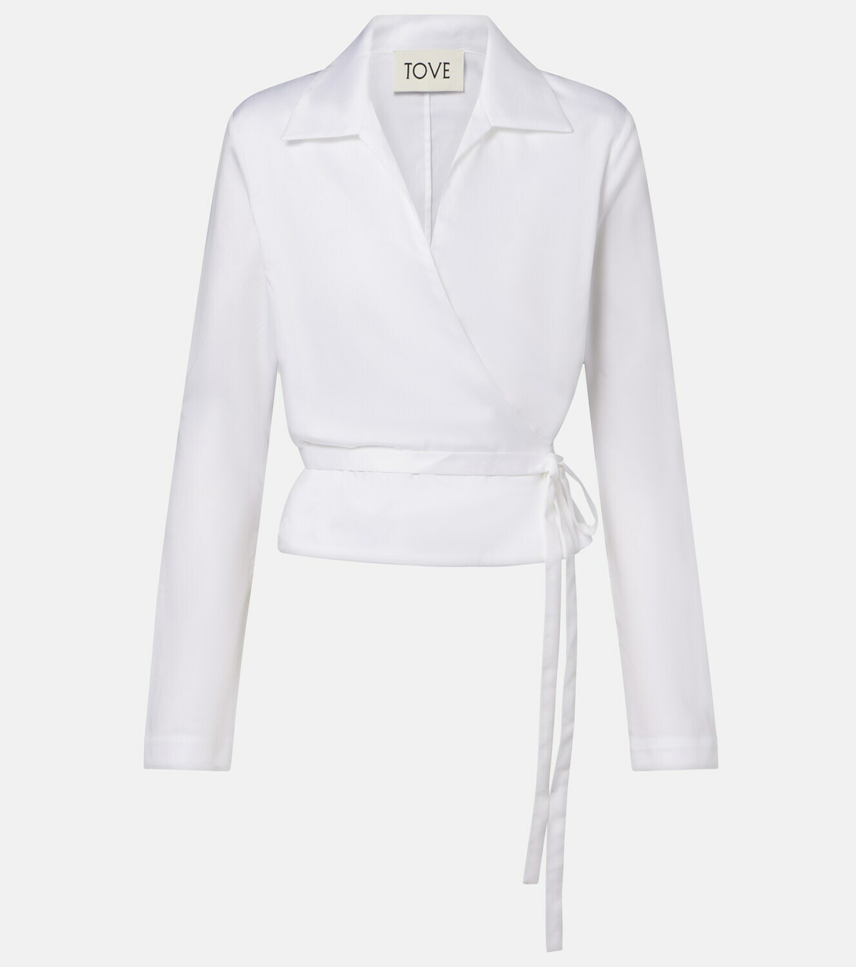 Tove Bronte cotton wrap top