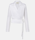 Tove Bronte cotton wrap top