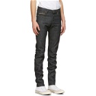 Naked and Famous Denim Indigo Chinese New Year Gold Ox Super Guy Jeans