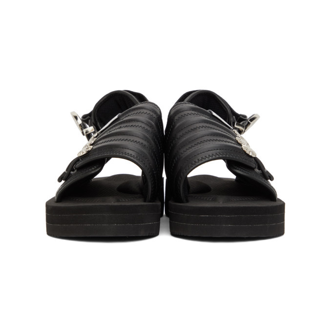 Toga Grey Suicoke Edition Suede MURA AJ502 Sandals Toga Pulla