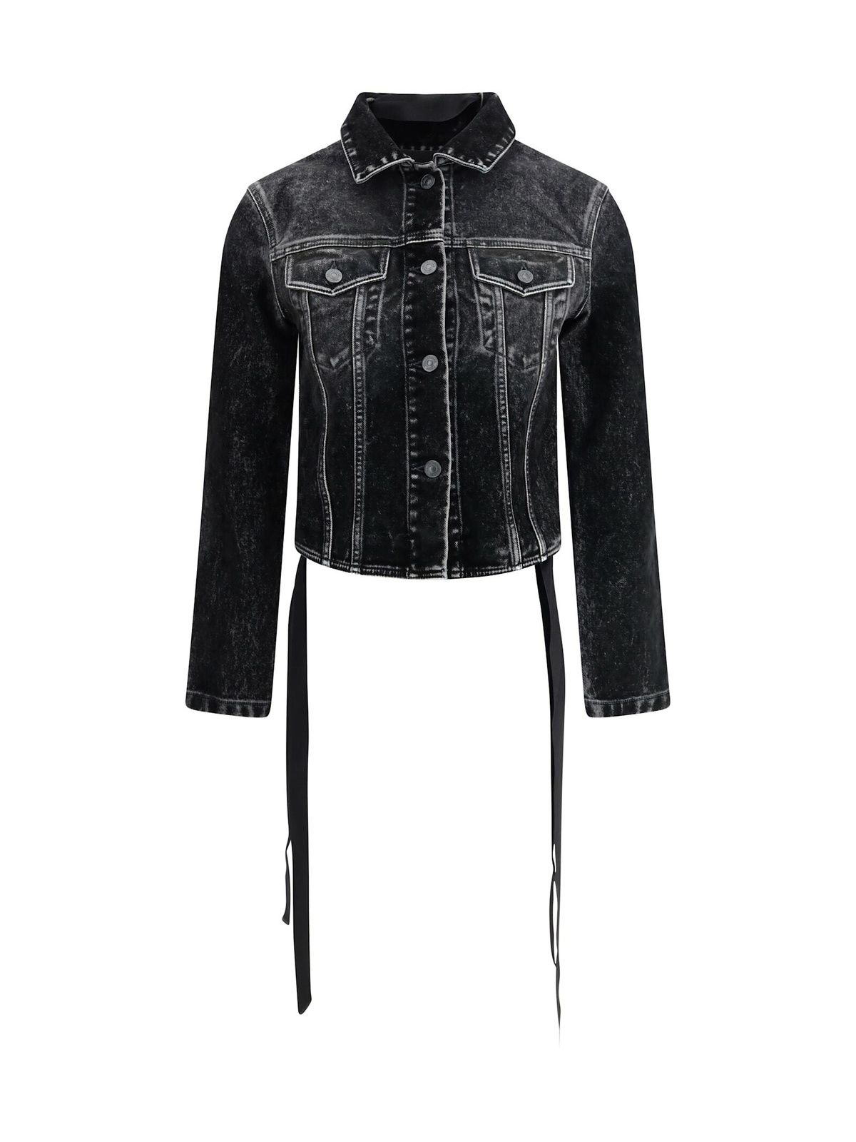Balenciaga - Pants off-shoulder denim top Balenciaga