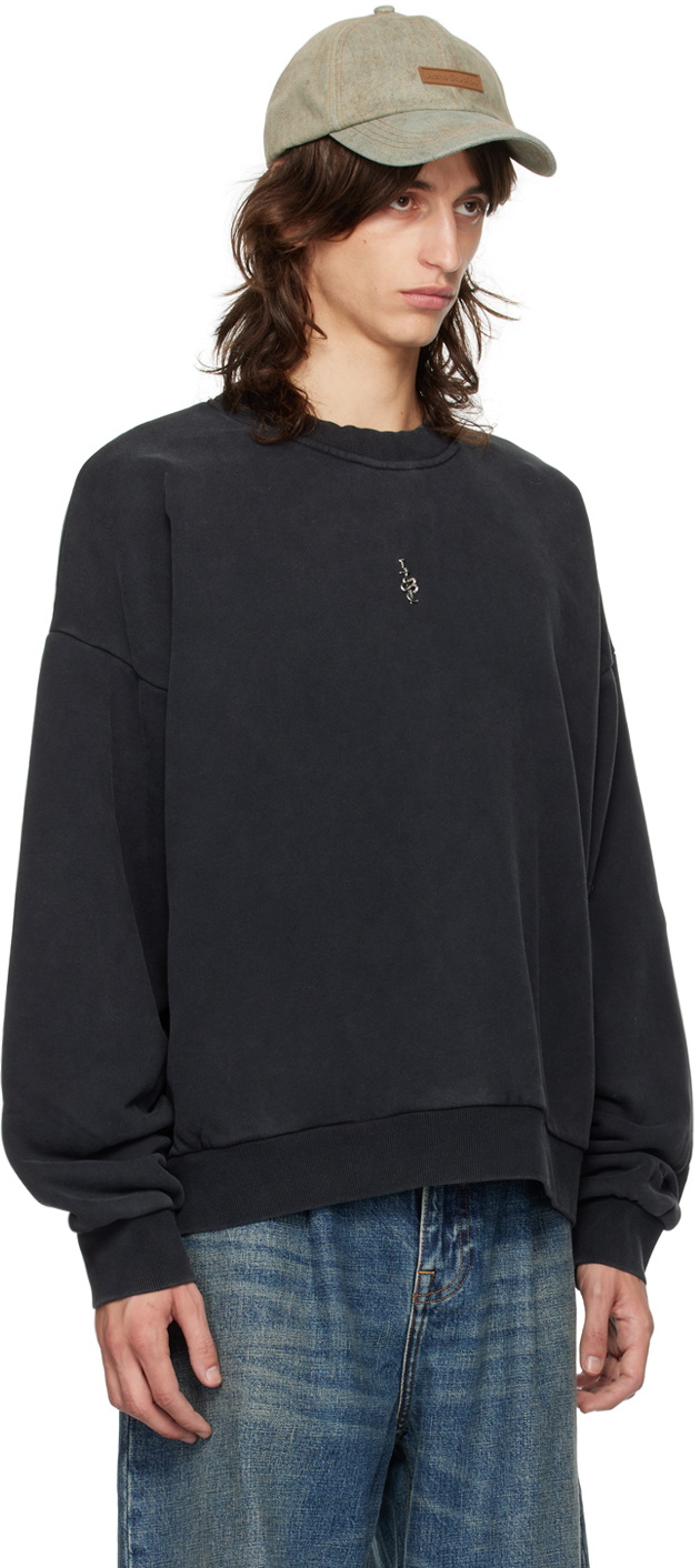 Stolen Girlfriends Club Black Snake Dagger Sweatshirt