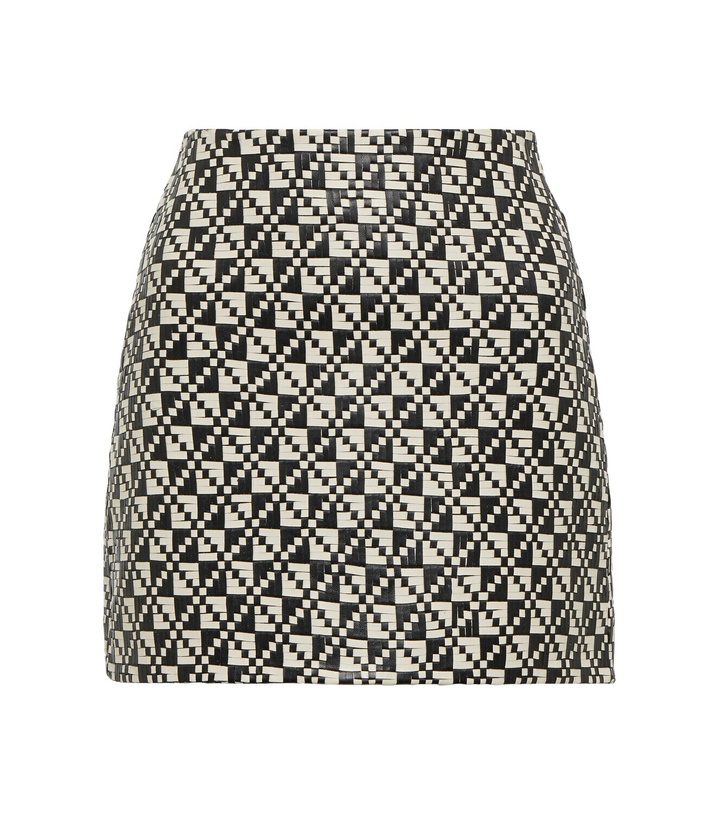 Photo: Dodo Bar Or Leather miniskirt