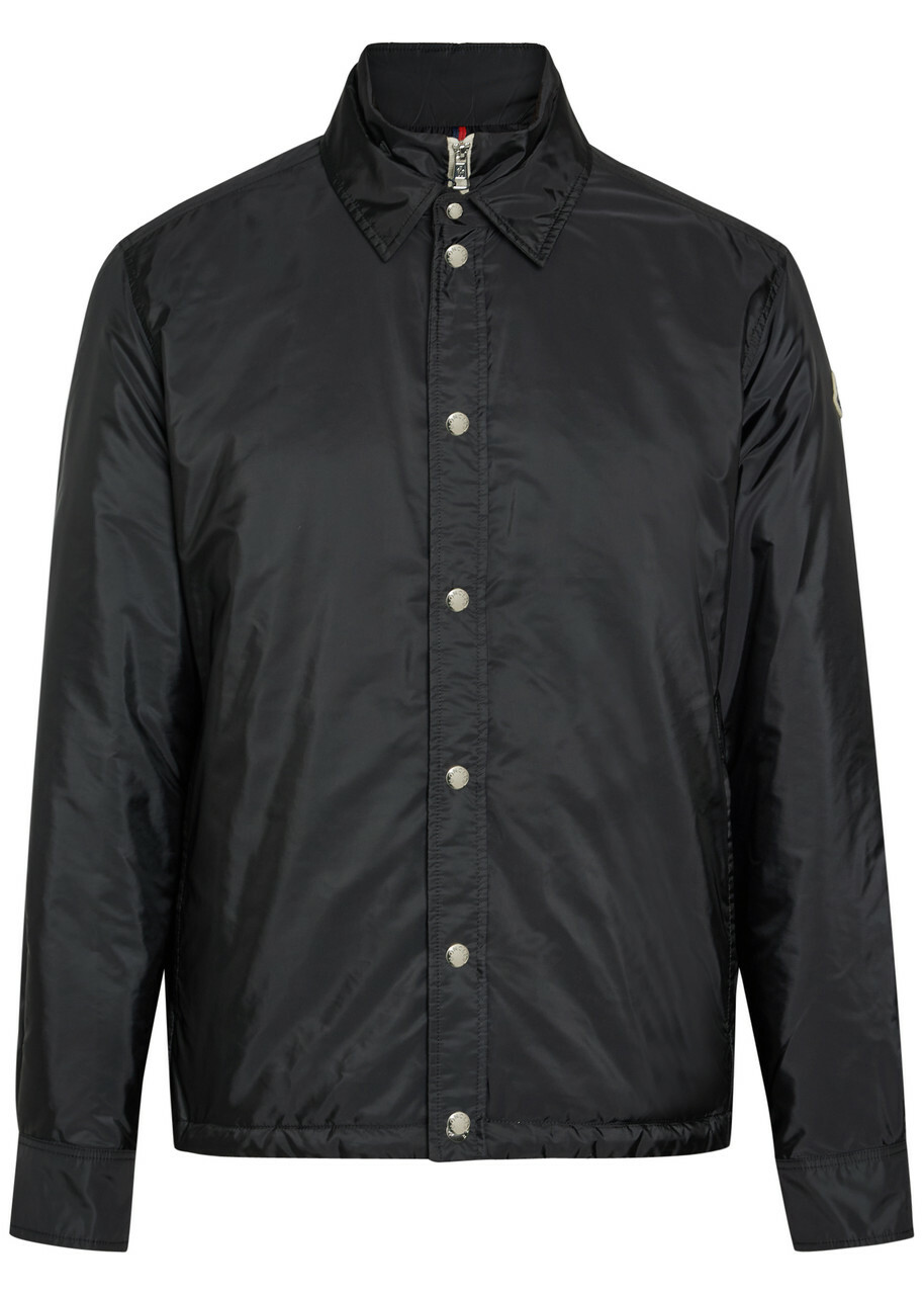 Moncler Meridelle Layered Padded Shell Jacket Navy