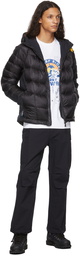 Parajumpers Black Down Nylon Ripstop Jacket