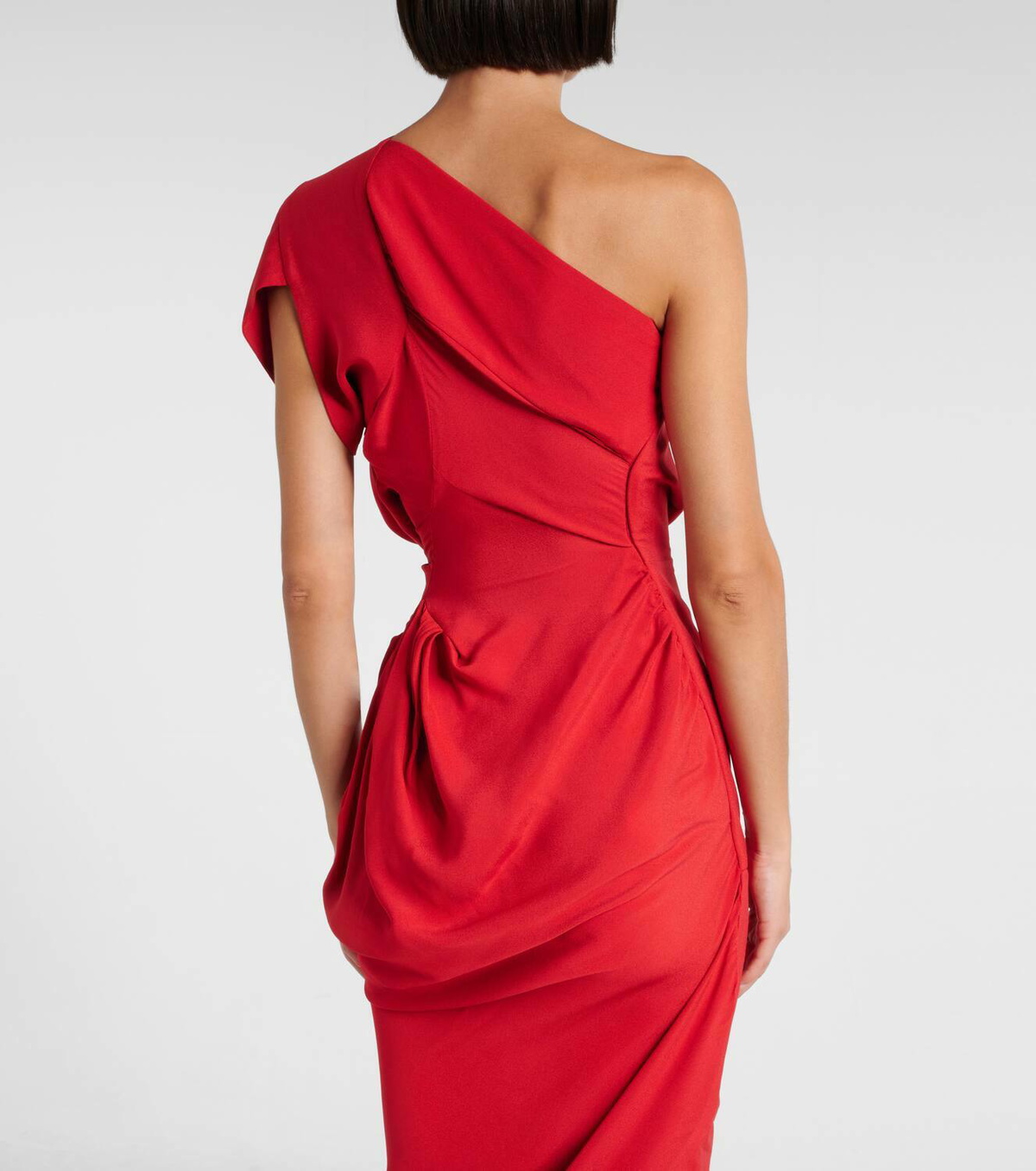 vivienne westwood one shoulder dress Vivienne Westwood Andalouse one-shoulder midi dress Vivienne Westwood
