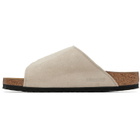 Birkenstock Off-White Regular Solana Sandals
