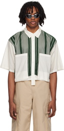 F/CE.® White & Green Layered Shirt