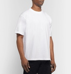 Balenciaga - Logo-Print Cotton-Jersey T-Shirt - White