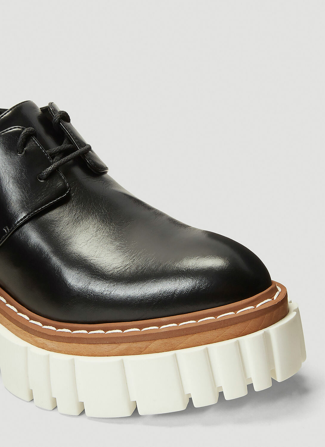 Stella McCartney Emilie Faux-Leather Platform Shoes Stella McCartney