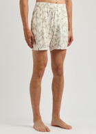 Paige Sanda Floral-print Shorts Beige