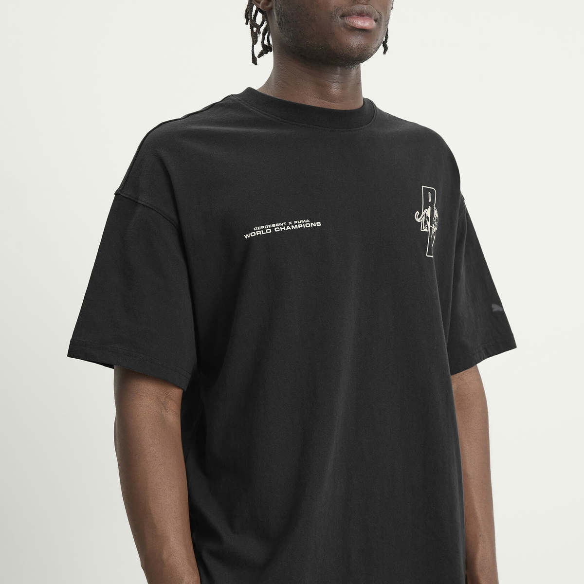 Puma Men's x Represent Graphic T-Shirt in Puma Men's Black