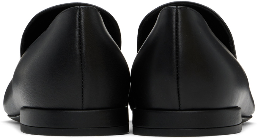 Loulou Studio Black Carole Loafers