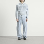 Entire Studios Men's Shrunken Denim Jacket in Old Blue