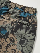 PAUL SMITH - Floral-Print Recycled Mid-Length Swim Shorts - Multi