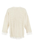 Mm6 Maison Margiela Shirt Inserts Knit Sweater