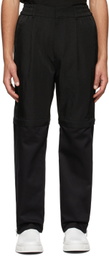 JERIH Black Detachable Pants