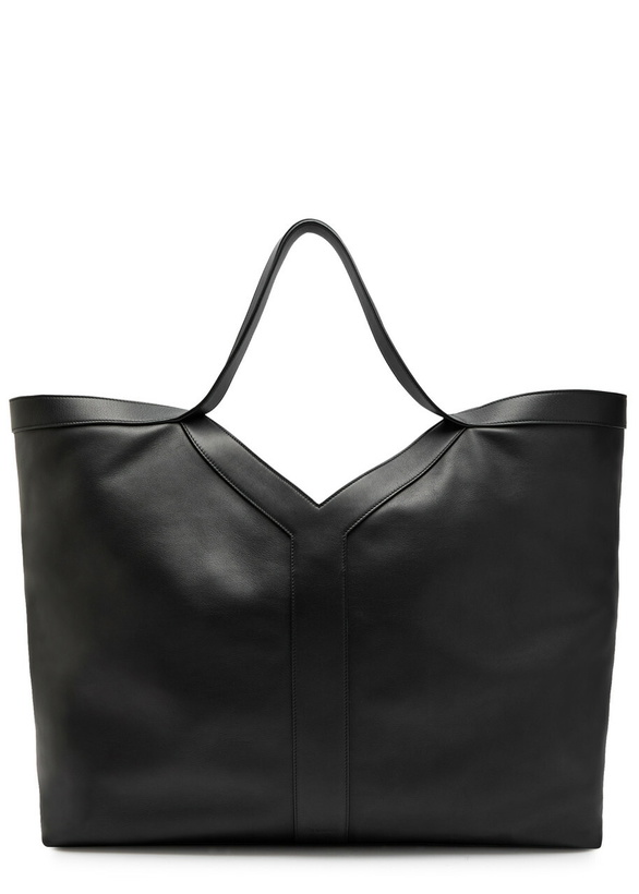 Photo: Saint Laurent Y Maxi Leather Tote bag - Black - One Size